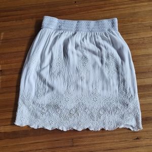 White Lace Skirt
